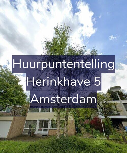 Foto gevel Huurpuntentelling voor Herinkhave 5, Amsterdam
