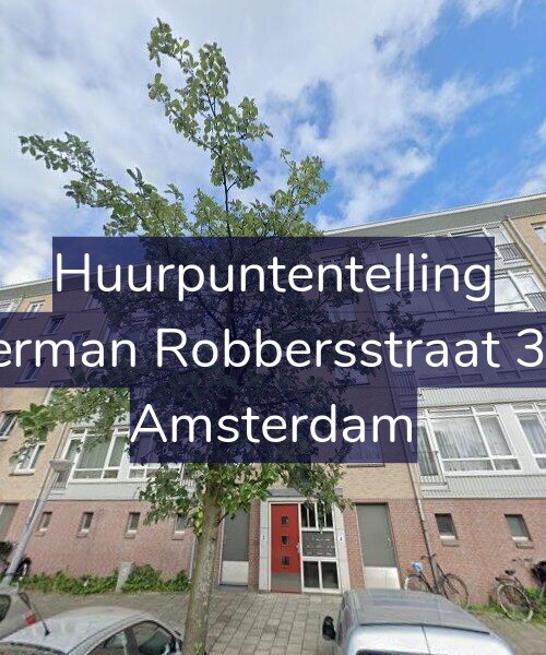 Foto gevel Huurpuntentelling voor Herman Robbersstraat 3-1, Amsterdam