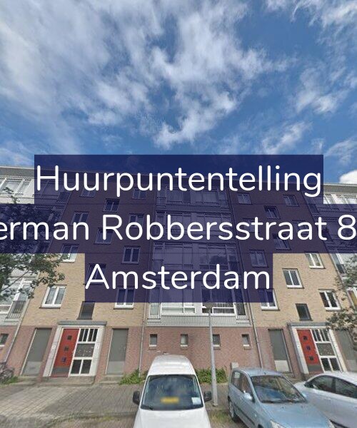 Foto gevel Huurpuntentelling voor Herman Robbersstraat 8-2, Amsterdam