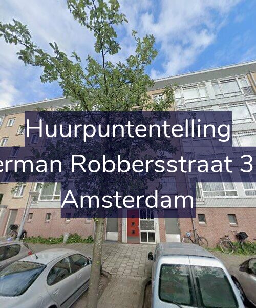 Foto gevel Huurpuntentelling voor Herman Robbersstraat 3-H, Amsterdam