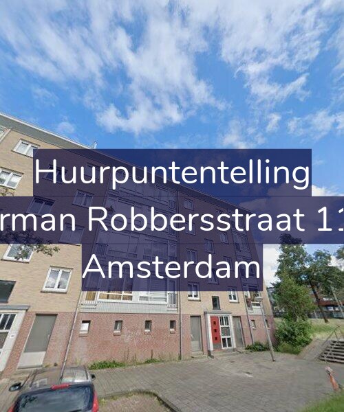 Foto gevel Huurpuntentelling voor Herman Robbersstraat 11-1, Amsterdam
