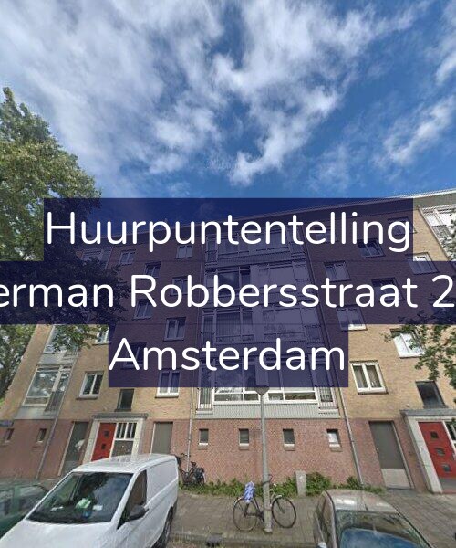 Foto gevel Huurpuntentelling voor Herman Robbersstraat 2-1, Amsterdam