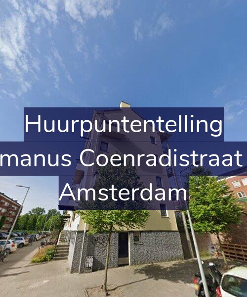 Foto gevel Huurpuntentelling voor Hermanus Coenradistraat 2-1, Amsterdam
