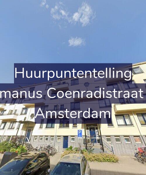 Foto gevel Huurpuntentelling voor Hermanus Coenradistraat 8-1, Amsterdam