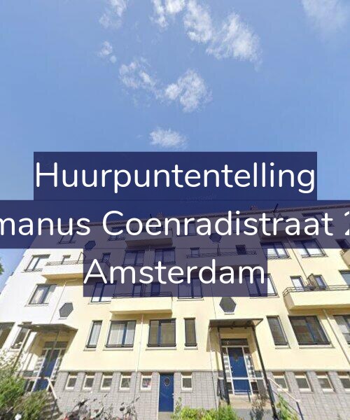 Foto gevel Huurpuntentelling voor Hermanus Coenradistraat 24-2, Amsterdam