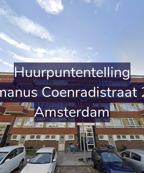 Foto gevel Huurpuntentelling voor Hermanus Coenradistraat 21-1, Amsterdam