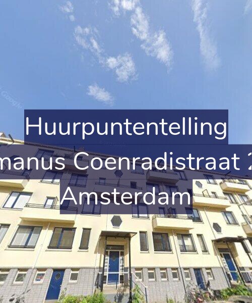 Foto gevel Huurpuntentelling voor Hermanus Coenradistraat 22-2, Amsterdam