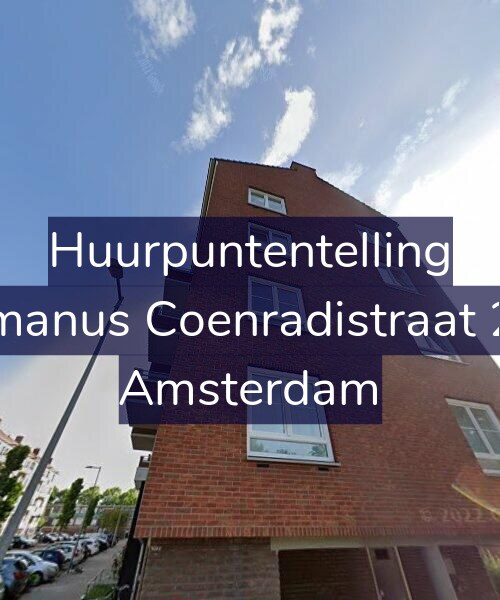 Foto gevel Huurpuntentelling voor Hermanus Coenradistraat 27-3, Amsterdam