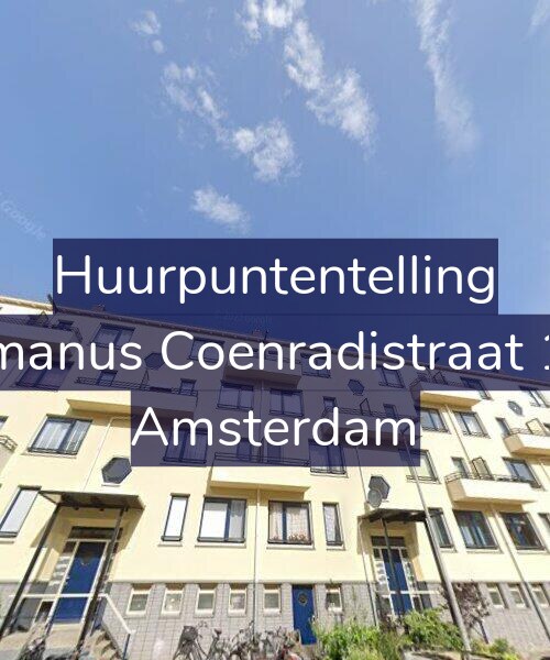 Foto gevel Huurpuntentelling voor Hermanus Coenradistraat 12-3, Amsterdam