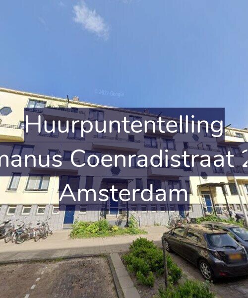 Foto gevel Huurpuntentelling voor Hermanus Coenradistraat 22-H, Amsterdam