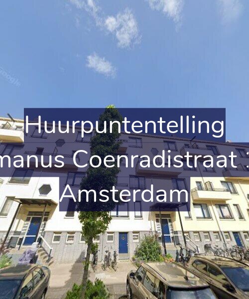Foto gevel Huurpuntentelling voor Hermanus Coenradistraat 16-1, Amsterdam