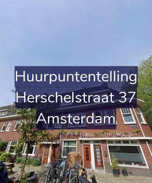 Foto gevel Huurpuntentelling voor Herschelstraat 37, Amsterdam