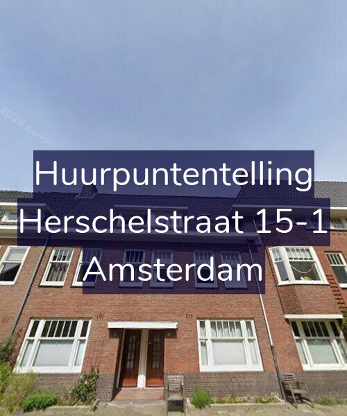 Foto gevel Huurpuntentelling voor Herschelstraat 15-1, Amsterdam