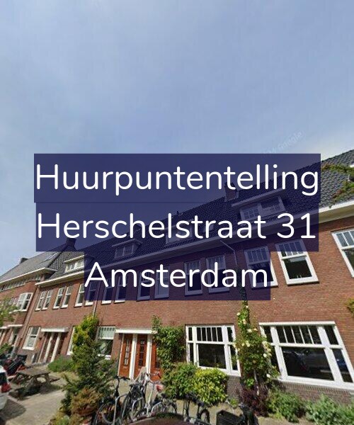 Foto gevel Huurpuntentelling voor Herschelstraat 31, Amsterdam