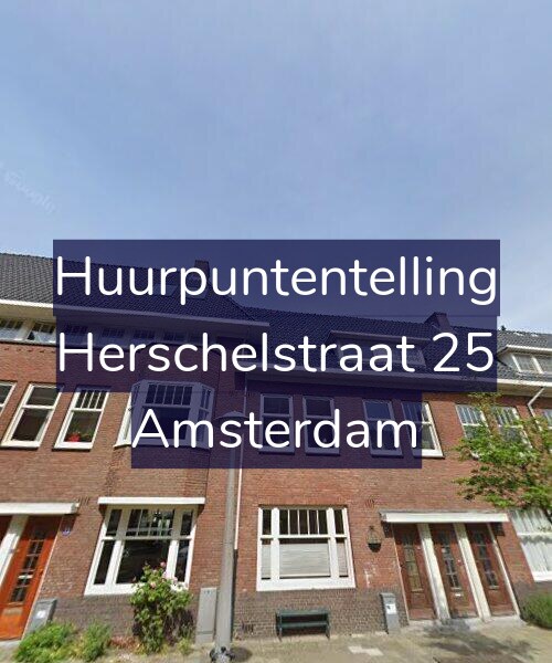 Foto gevel Huurpuntentelling voor Herschelstraat 25, Amsterdam