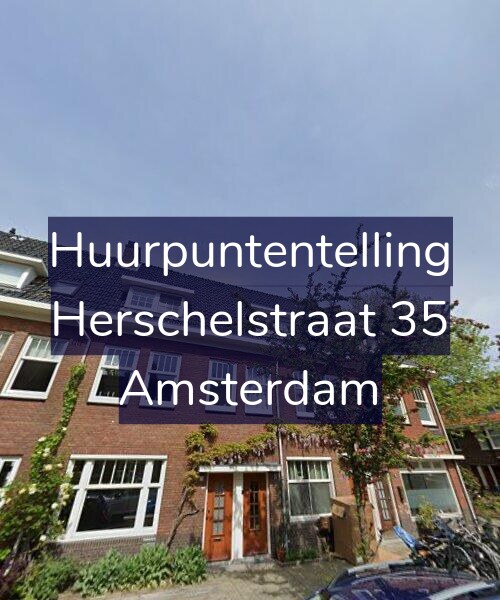 Foto gevel Huurpuntentelling voor Herschelstraat 35, Amsterdam