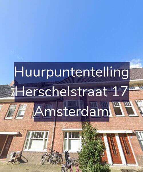 Foto gevel Huurpuntentelling voor Herschelstraat 17, Amsterdam
