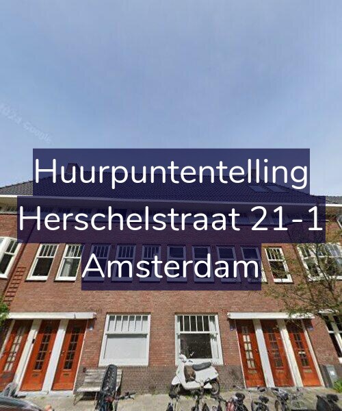 Foto gevel Huurpuntentelling voor Herschelstraat 21-1, Amsterdam