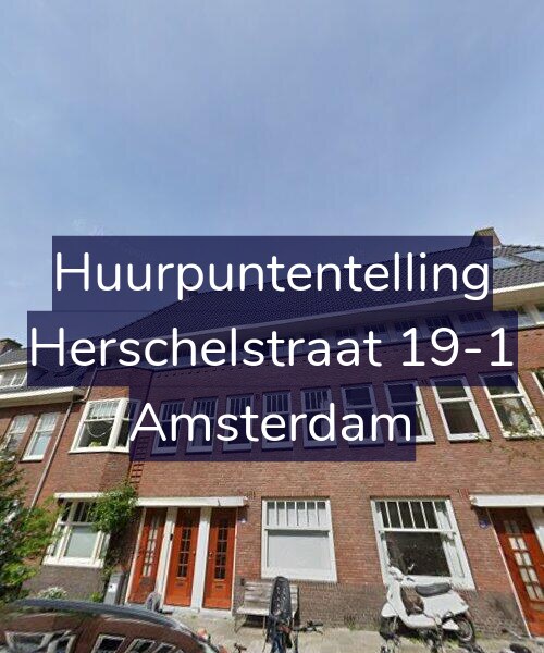 Foto gevel Huurpuntentelling voor Herschelstraat 19-1, Amsterdam