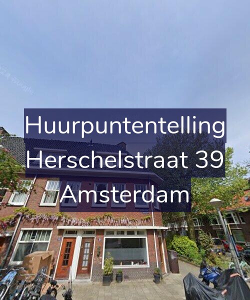 Foto gevel Huurpuntentelling voor Herschelstraat 39, Amsterdam