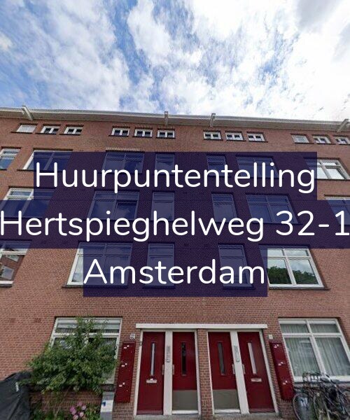 Foto gevel Huurpuntentelling voor Hertspieghelweg 32-1, Amsterdam