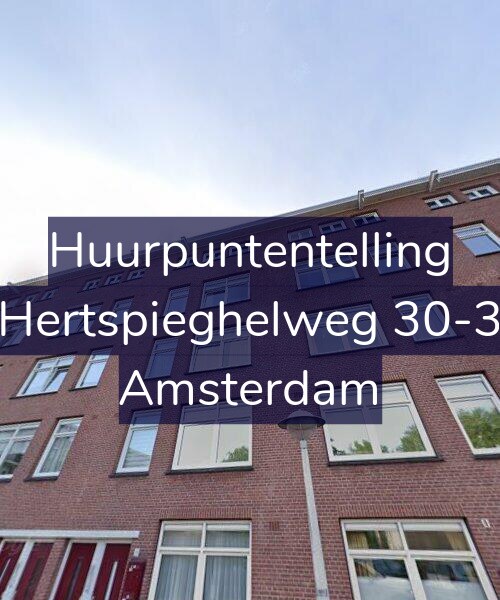 Foto gevel Huurpuntentelling voor Hertspieghelweg 30-3, Amsterdam