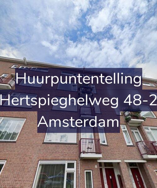 Foto gevel Huurpuntentelling voor Hertspieghelweg 48-2, Amsterdam