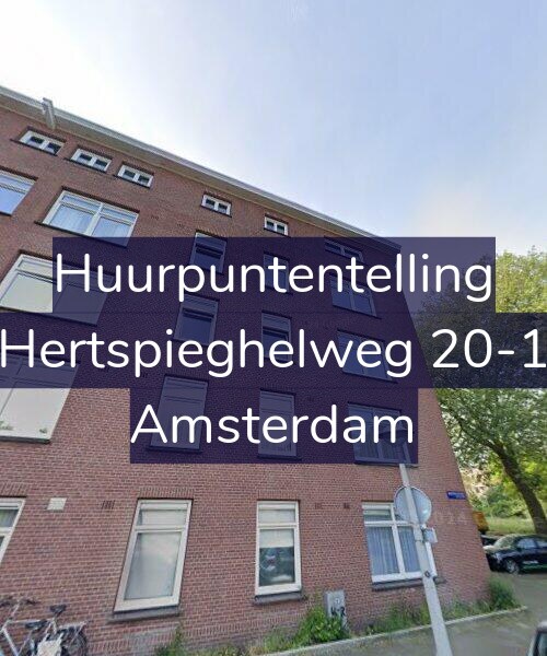 Foto gevel Huurpuntentelling voor Hertspieghelweg 20-1, Amsterdam