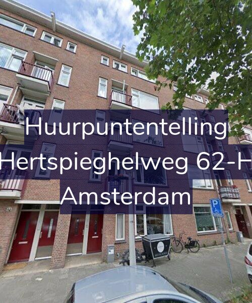 Foto gevel Huurpuntentelling voor Hertspieghelweg 62-H, Amsterdam