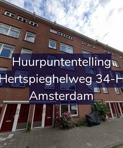 Foto gevel Huurpuntentelling voor Hertspieghelweg 34-H, Amsterdam