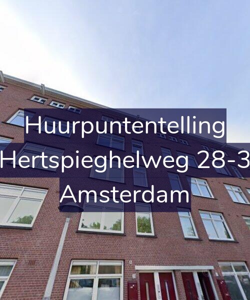 Foto gevel Huurpuntentelling voor Hertspieghelweg 28-3, Amsterdam