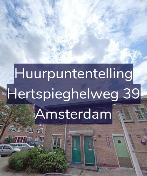 Foto gevel Huurpuntentelling voor Hertspieghelweg 39, Amsterdam