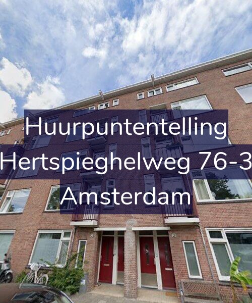 Foto gevel Huurpuntentelling voor Hertspieghelweg 76-3, Amsterdam