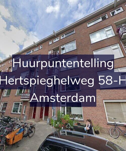 Foto gevel Huurpuntentelling voor Hertspieghelweg 58-H, Amsterdam