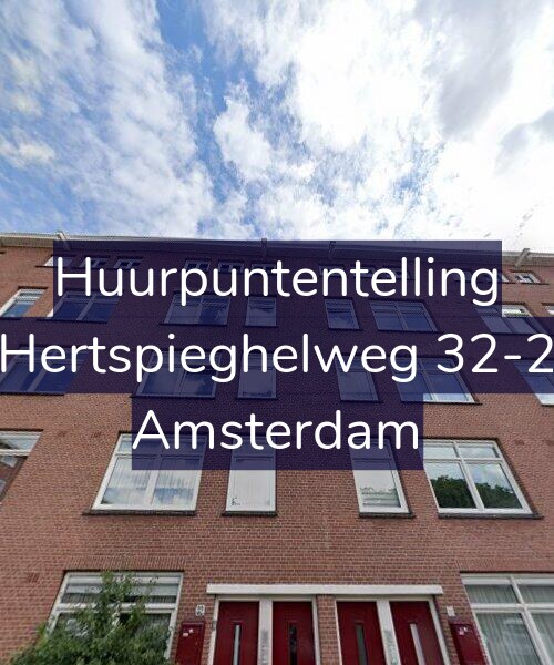 Foto gevel Huurpuntentelling voor Hertspieghelweg 32-2, Amsterdam