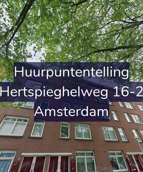 Foto gevel Huurpuntentelling voor Hertspieghelweg 16-2, Amsterdam