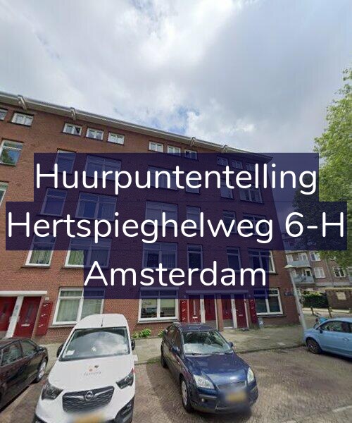 Foto gevel Huurpuntentelling voor Hertspieghelweg 6-H, Amsterdam