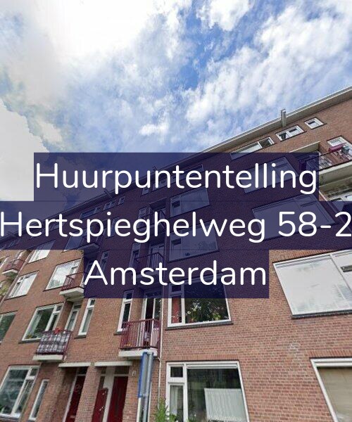 Foto gevel Huurpuntentelling voor Hertspieghelweg 58-2, Amsterdam
