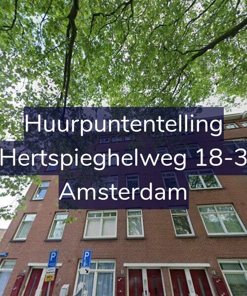 Foto gevel Huurpuntentelling voor Hertspieghelweg 18-3, Amsterdam