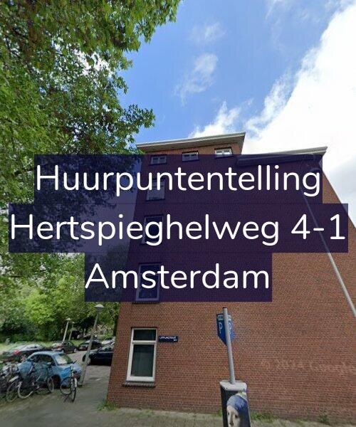 Foto gevel Huurpuntentelling voor Hertspieghelweg 4-1, Amsterdam