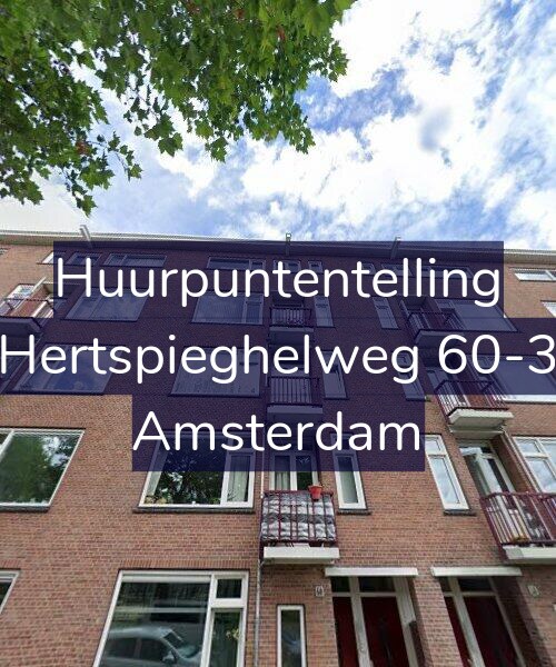 Foto gevel Huurpuntentelling voor Hertspieghelweg 60-3, Amsterdam