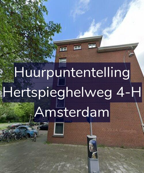 Foto gevel Huurpuntentelling voor Hertspieghelweg 4-H, Amsterdam