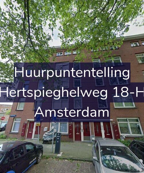 Foto gevel Huurpuntentelling voor Hertspieghelweg 18-H, Amsterdam