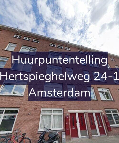 Foto gevel Huurpuntentelling voor Hertspieghelweg 24-1, Amsterdam