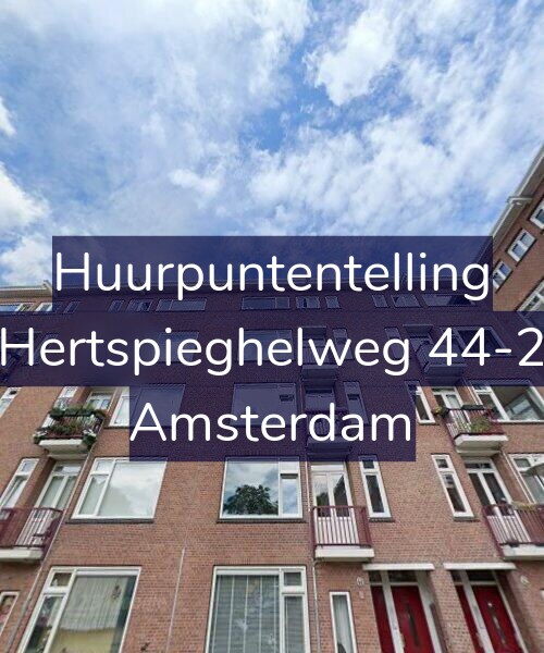 Foto gevel Huurpuntentelling voor Hertspieghelweg 44-2, Amsterdam
