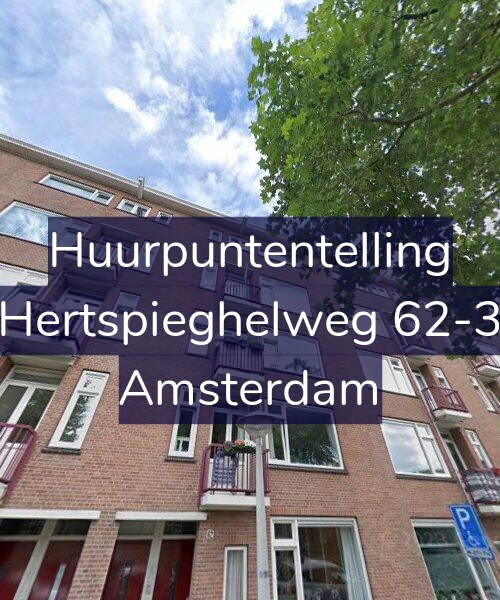 Foto gevel Huurpuntentelling voor Hertspieghelweg 62-3, Amsterdam
