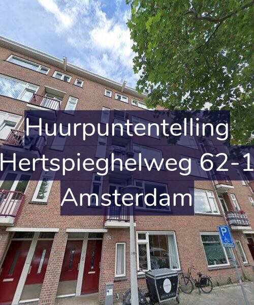 Foto gevel Huurpuntentelling voor Hertspieghelweg 62-1, Amsterdam