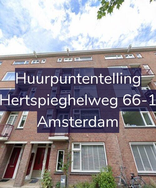 Foto gevel Huurpuntentelling voor Hertspieghelweg 66-1, Amsterdam