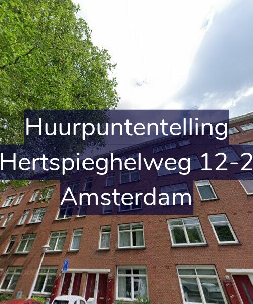 Foto gevel Huurpuntentelling voor Hertspieghelweg 12-2, Amsterdam