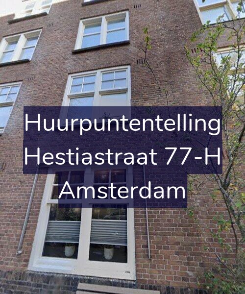 Foto gevel Huurpuntentelling voor Hestiastraat 77-H, Amsterdam